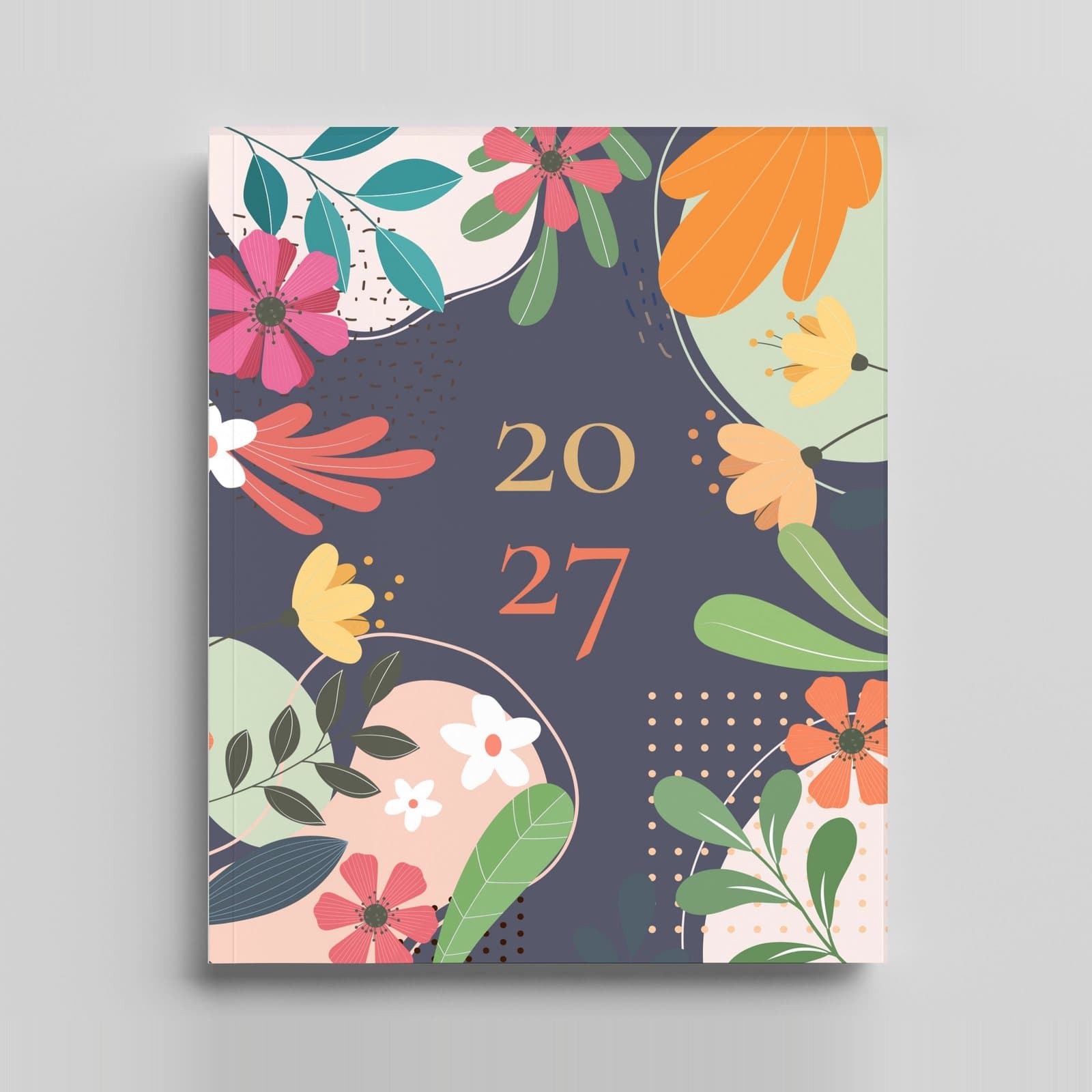 2027 Planner, Floral cover — Skitbooks
