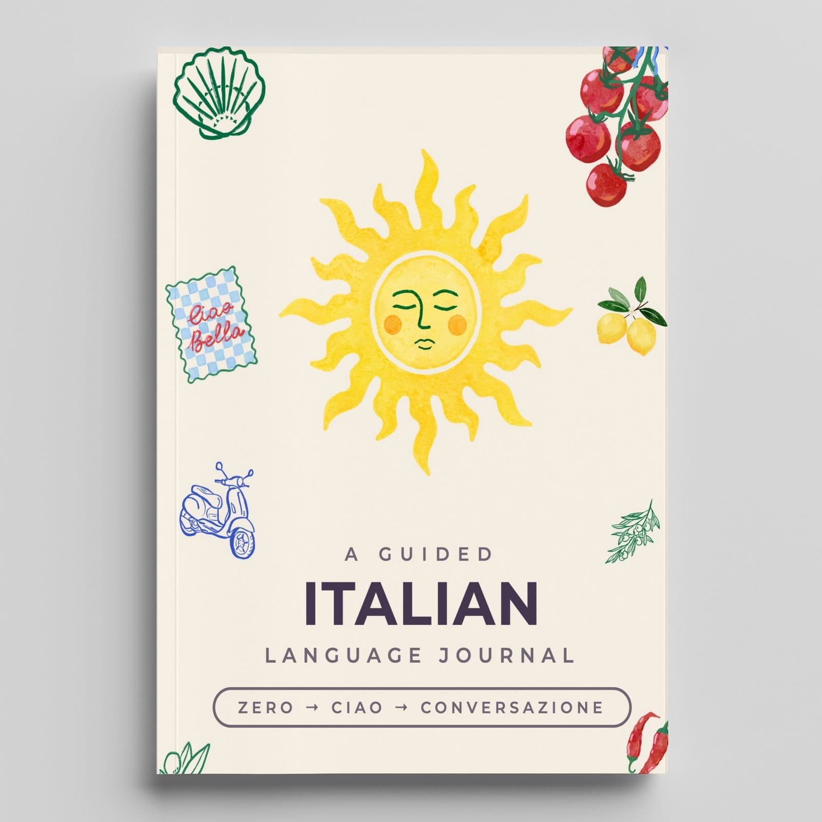 Learning Italian cover — Skitbooks