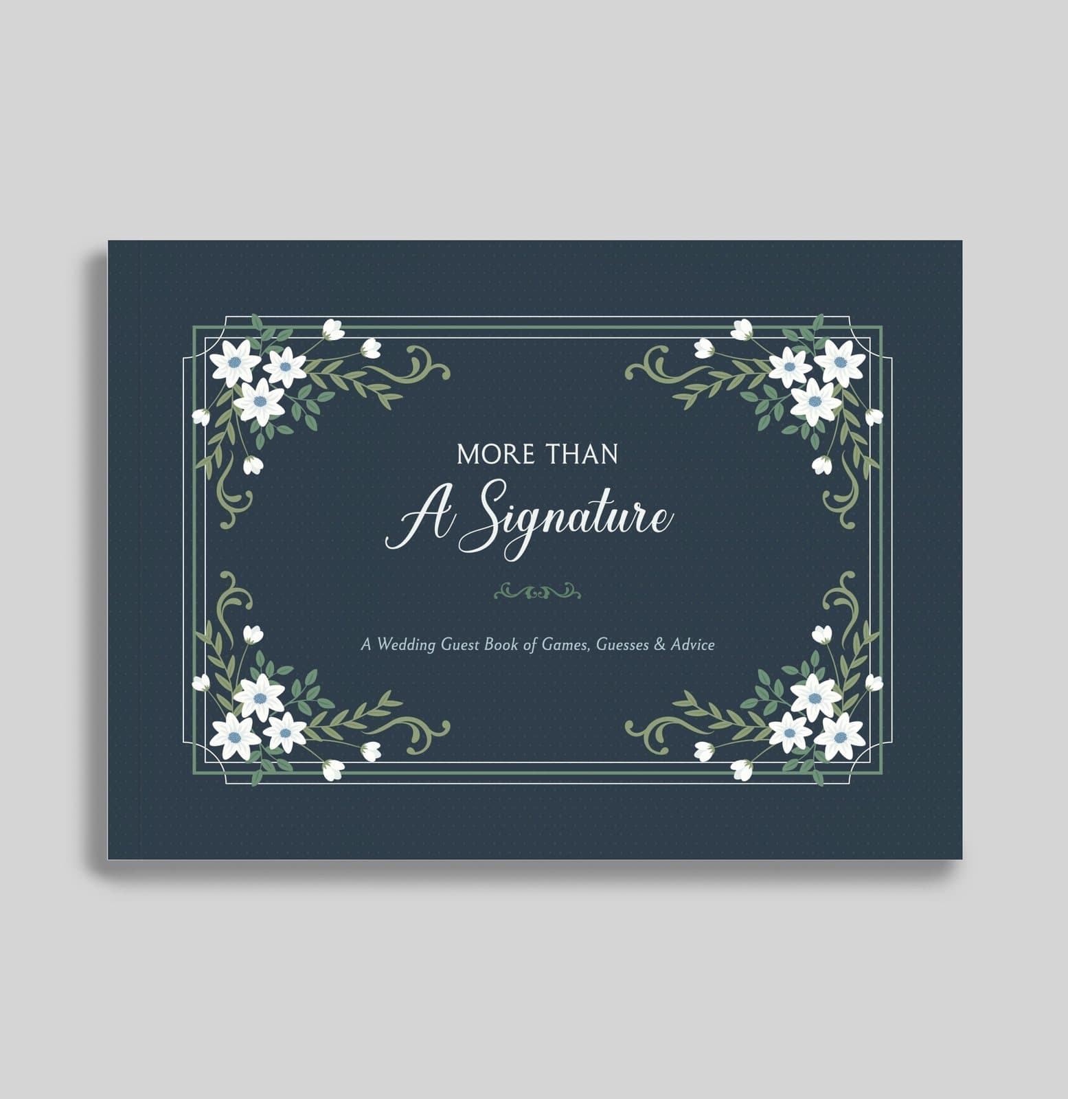 More Than a Signature journal cover, navy edition — Skitbooks