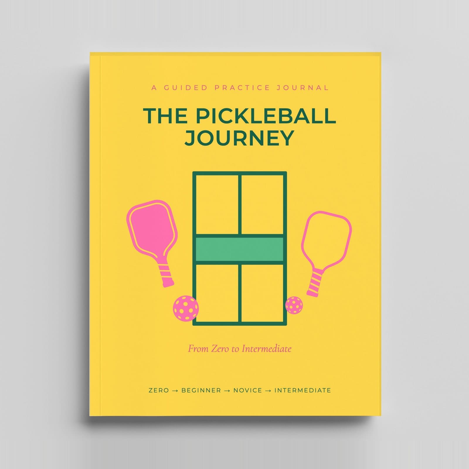 The Pickleball Journey, Ladies Edition journal cover — Skitbooks