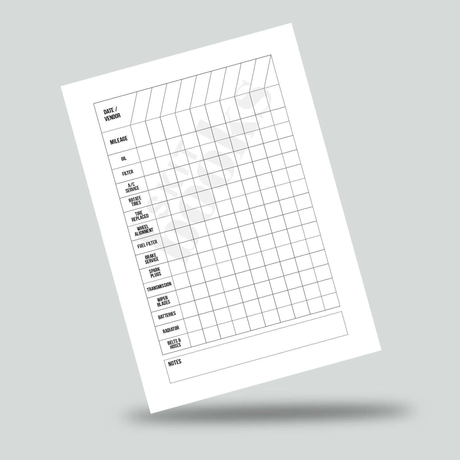 [PDF] Car Maintenance Log — photo 1