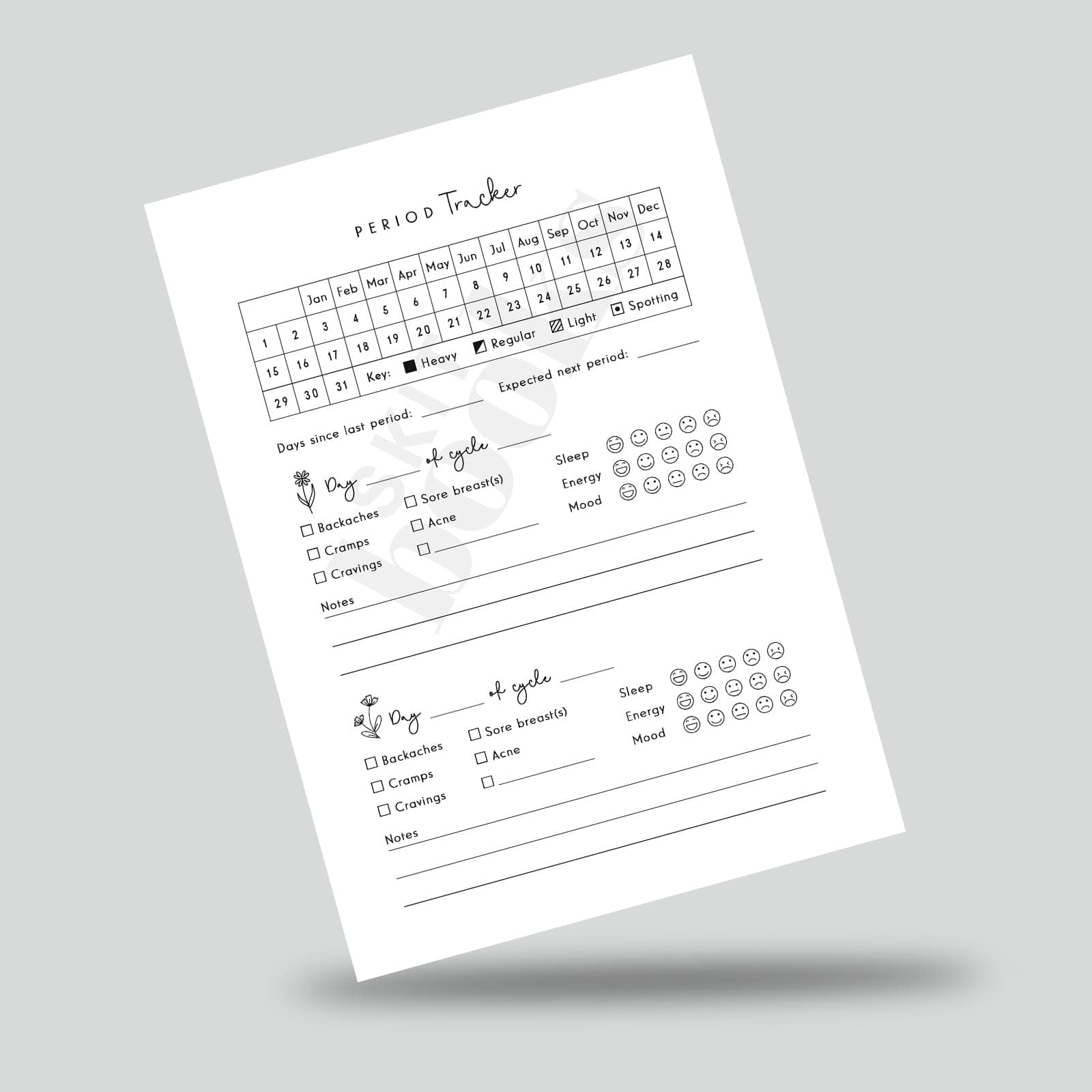 [PDF] Period Tracker — photo 1