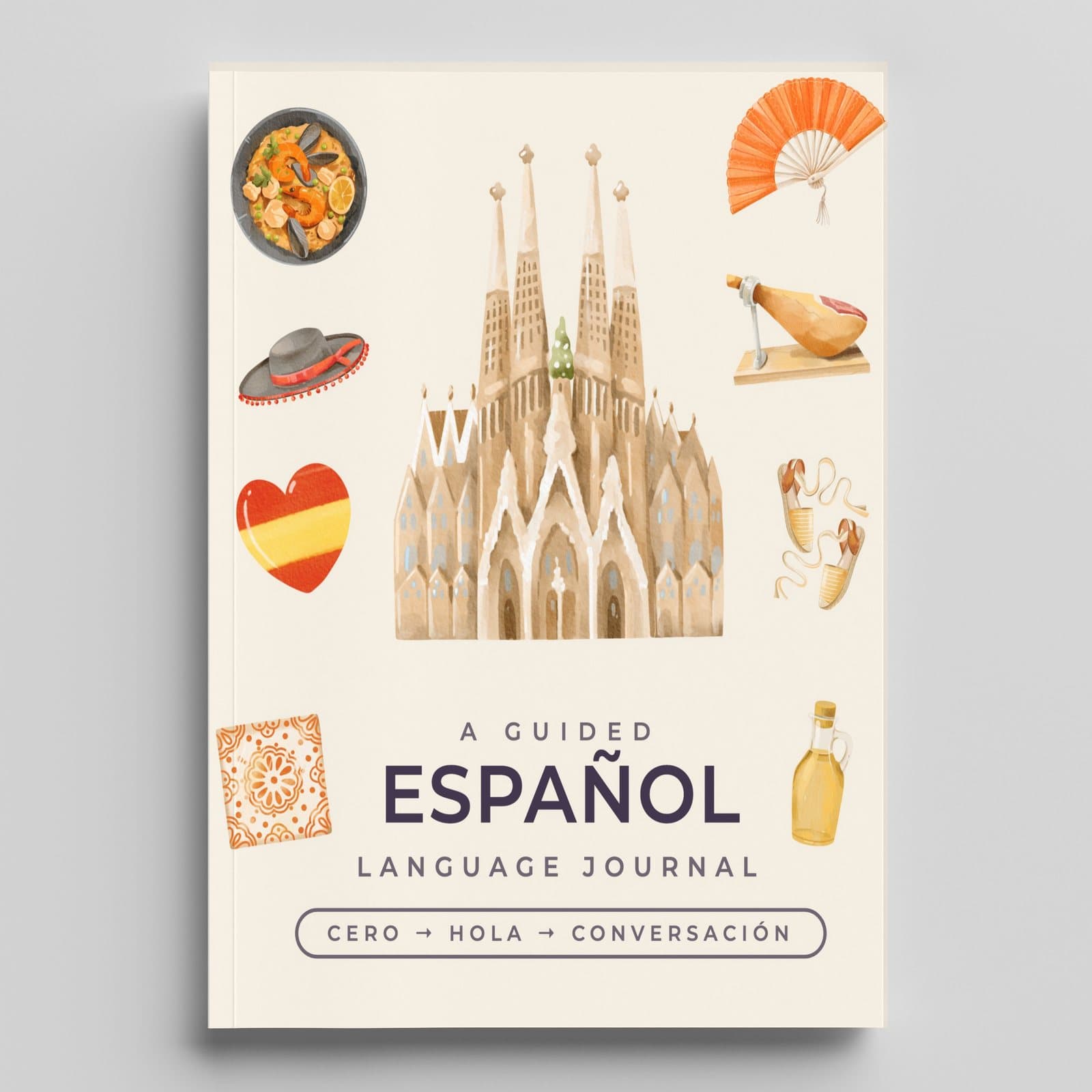 Learning Spanish cover — Skitbooks
