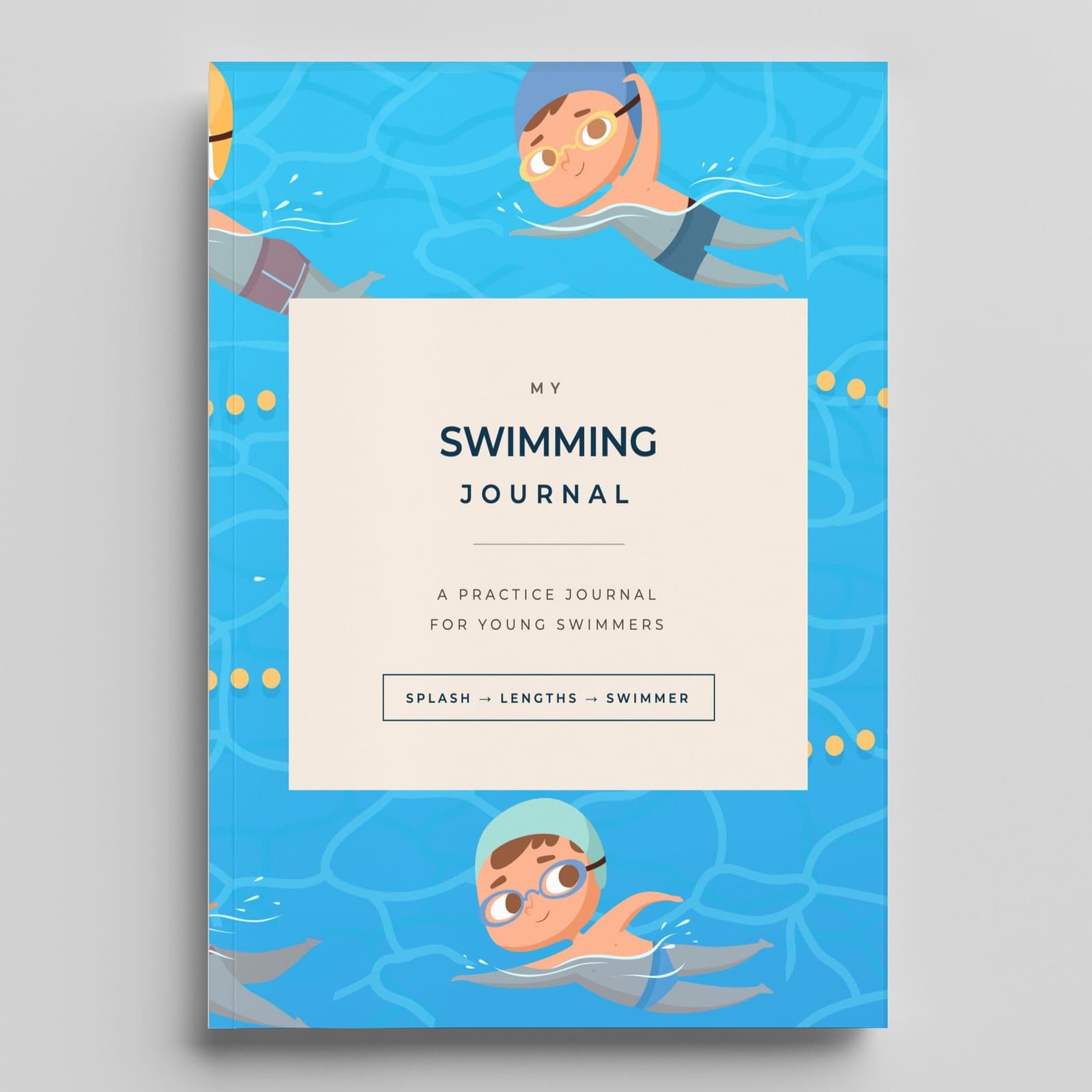 My Swimming Journal (Kids Edition) cover — Skitbooks