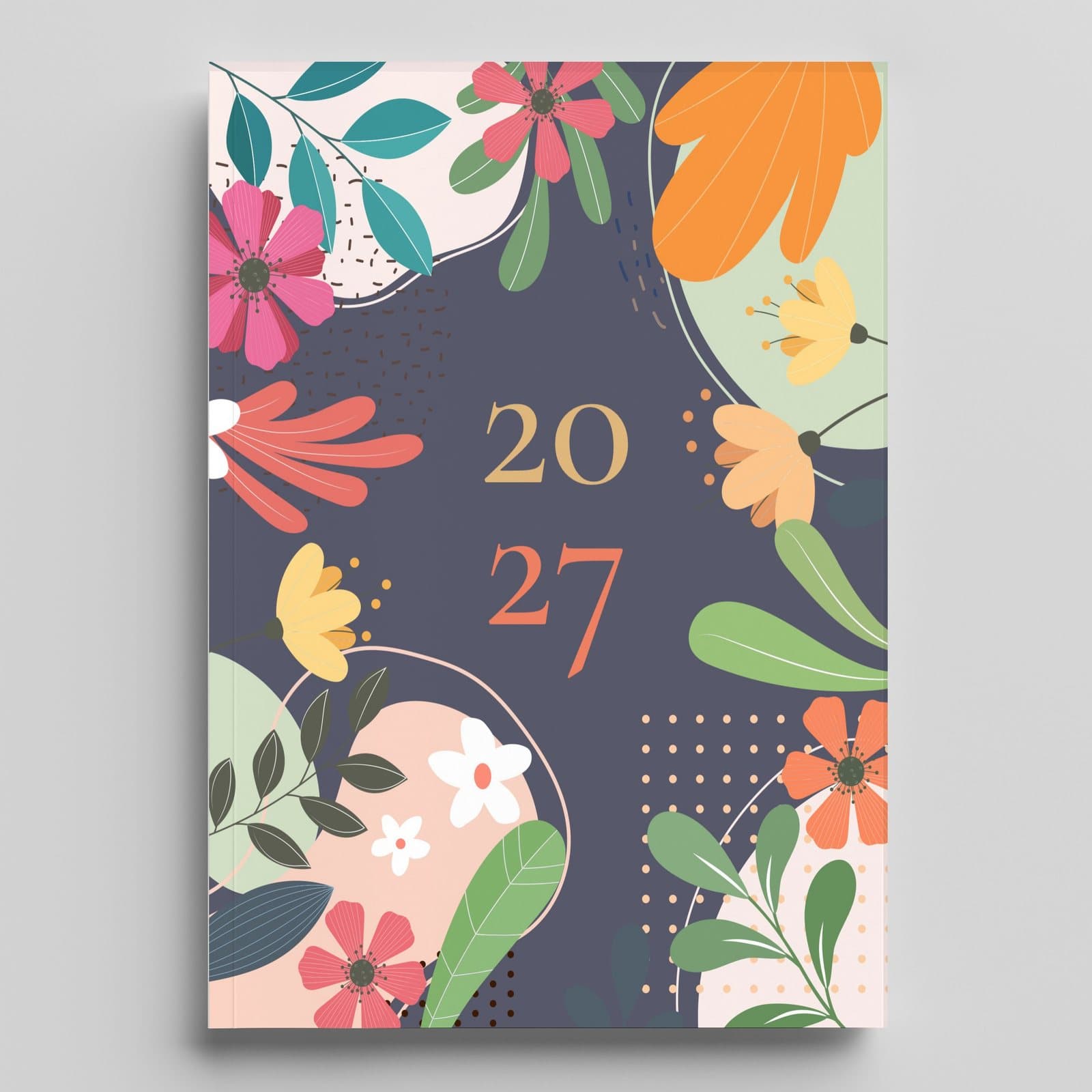 2027 Planner, Floral cover — Skitbooks
