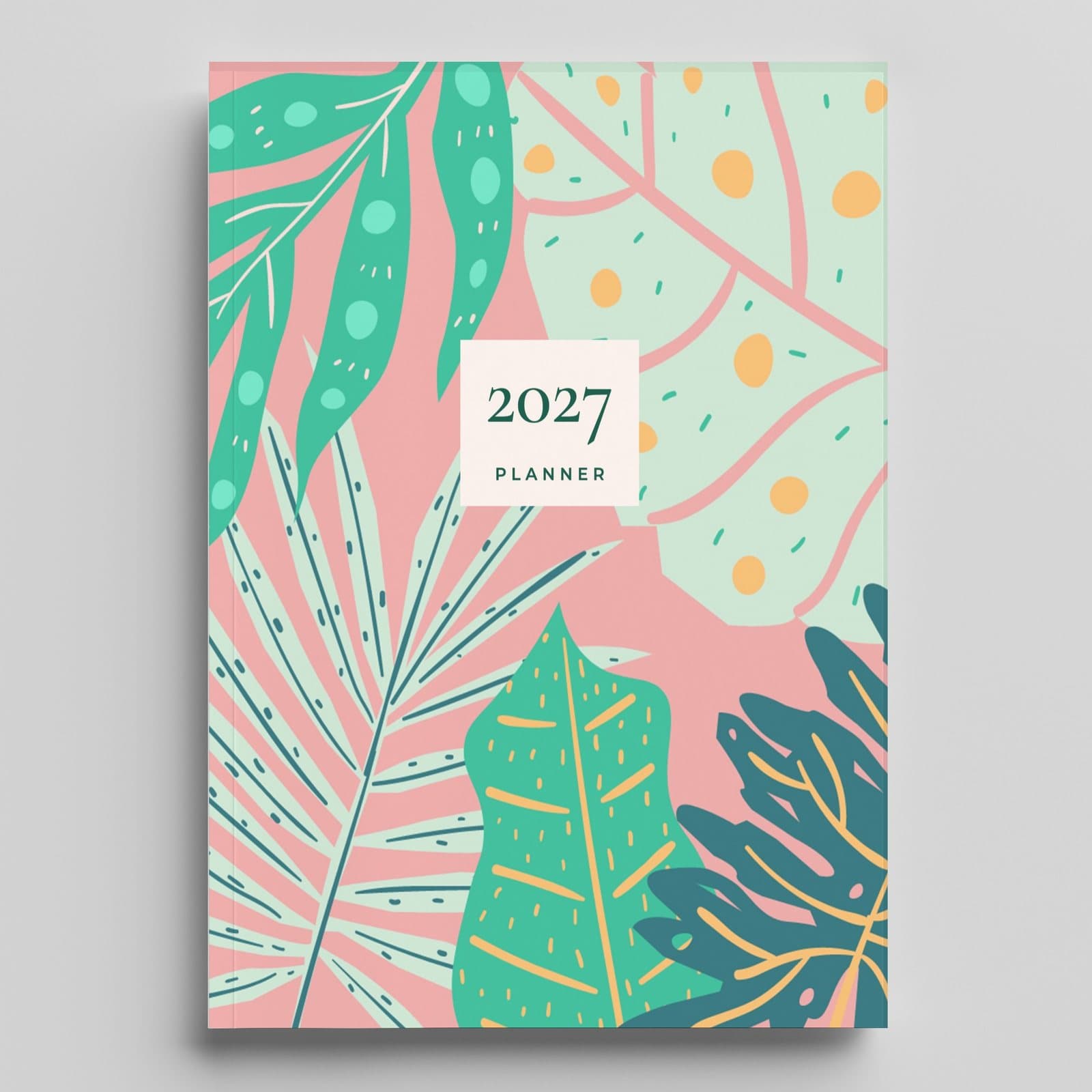 2027 Planner, Leaves cover — Skitbooks