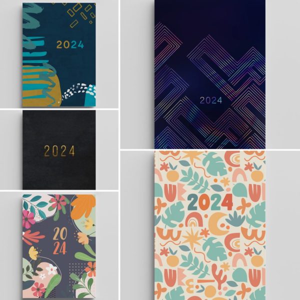 skitbooks-2024 planner collage