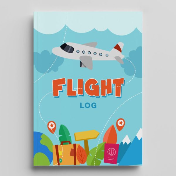 flight log for kids cover